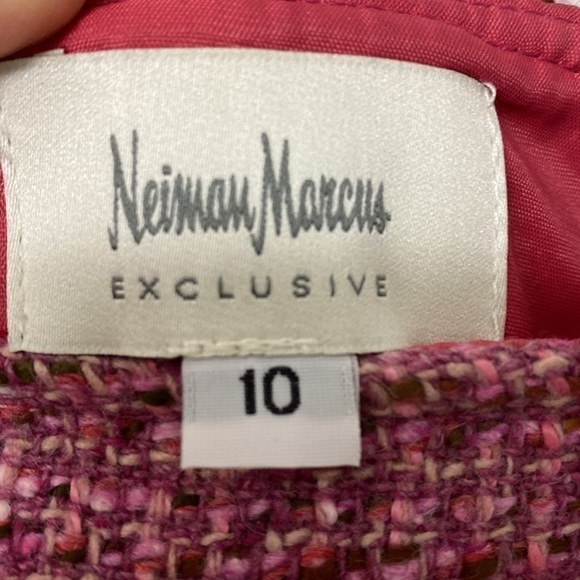 Neiman Marcus Wool tweed rose pink skirt. Fit and flare. Size 10. - Picture 7 of 9